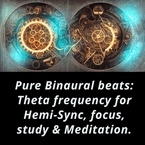 Ouça Pure Binaural Beats: Theta Frequency for Hemi-Sync, focus, study and meditation. By: Nature's Frequency FM | Binaural ASMR na aplicação